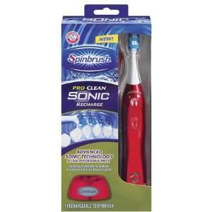 Arm & Hammer Spinbrush Pro Clean Powered Rechargable Toothbrush, 2 ct 