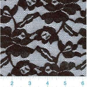  60 Wide Allover Lace Black Fabric By The Yard Arts 