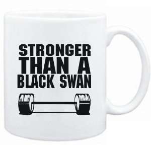    Mug White Stronger than a Black Swan  Animals
