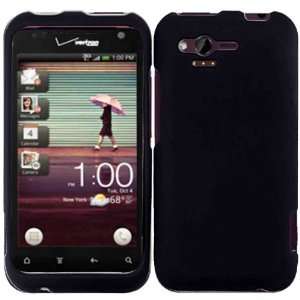  Black Hard Case Cover for HTC Rhyme Bliss 6330 Cell 
