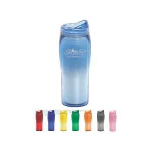 Optima   Smoke   Acrylic BPA free 14 oz. travel tumbler with sipper 