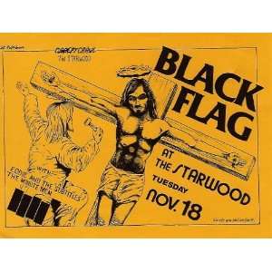  BLACK FLAG Starwood COMPUTER MOUSE PAD Punk Rock 