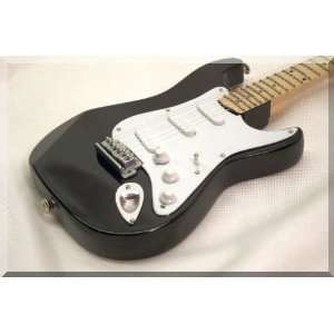   Miniature Mini Guitar Fender Stratocaster Blackie Musical Instruments