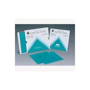 H09928 Dental Dam Face Mask Hygenic Rubber Green Med 5x5 15 Per Box by 