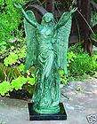   PINK Hydrangeas GaRdeN Statue ANGEL, BEREAVEMENT 9610 New Large Flag