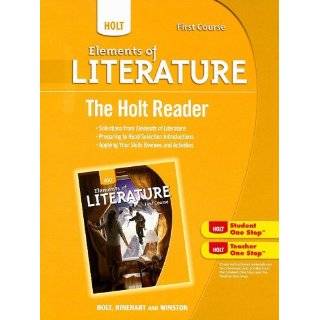 The Holt Reader, First Course (Elements of Literature) Paperback by 