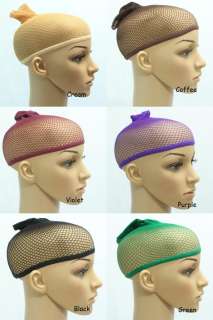 New Colorful Fashion Mesh Weaving Wig Cap & Hair Net  