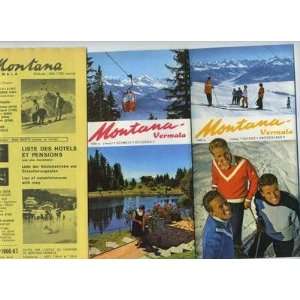  Montana Vermala Brochures Switzerland 1966 Everything 