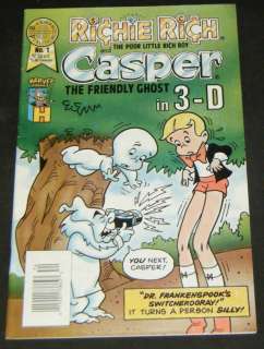 RICHIE RICH & CASPER THE FRIENDLY GHOST 3D #1. Features two of the 
