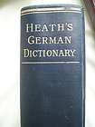 GERMAN ENGLISH DICTIONARY 1906 ANTIQUARIAN 9069  