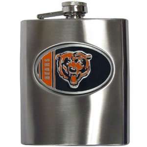  Chicago Bears Steel Hip Beverage Flask   NFL Football Fan 