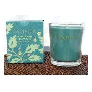  Pacifica Wild English Clary Sage 10.5oz Soy Candle