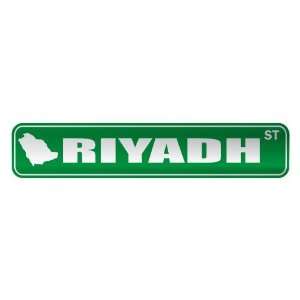     RIYADH ST  STREET SIGN CITY SAUDI ARABIA
