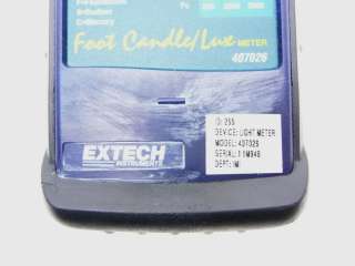 EXTECH INSTRUMENTS 407026 HEAVY DUTY FOOT CANDLE FC/LUX LIGHT 