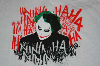 Heath Ledger as the Joker Dark Knight Adult T Shirt  