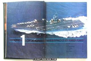 USS ENTERPRISE CVN 65 WESTPAC CRUISE BOOK 1982 1983  