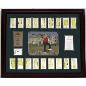   British Open   Deluxe Framed Autographed Cut Piece