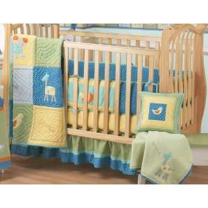 Sumersault Silly Sounds 4 pc Crib Set Baby
