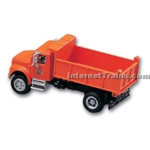   International 4900 2 Axle Low Bed Dump Truck   Orange Toys & Games