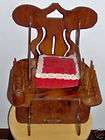 Sewing Caddy All Wood Rocking Chair & Thread Storage