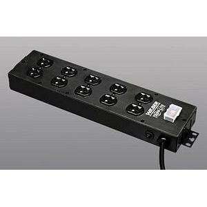   OUTLET STRIP 10OUT 120V 15FT STRIP. NEMA 5 15P   10 NEMA 5 15R   15ft