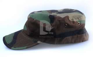 US Army Military Patrol Combat Cap Camo Fish Hat DH040  