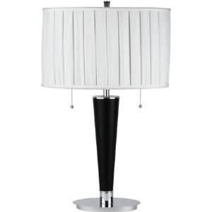  Lite Source Inc. Danika Table Lamp With White Fabric Shade 