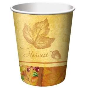  Settlers Feast Thanksgiving 9oz Paper Cups 8 Per Pack 