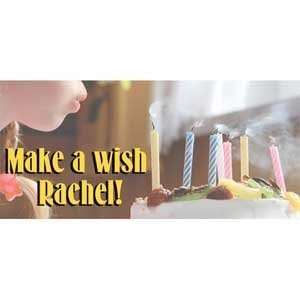  Make A Birthday Wish Personalized Banner Toys & Games