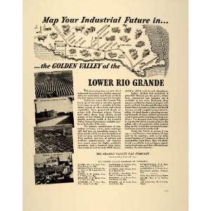  1941 Ad Rio Grande Valley Gas Company Texas Industry 