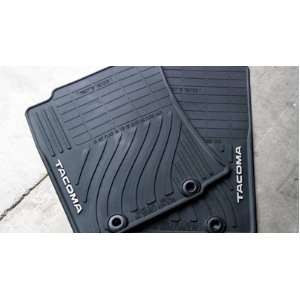   All Weather Floor Mat Tacoma 2012 2 Pc Genuine Toyota New Automotive