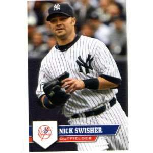   Nick Swisher New York Yankees In Protective TopLoad Holder Sports