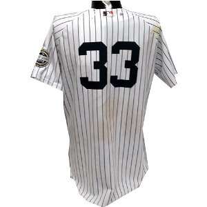  Nick Swisher #33 2009 Yankees Game Used Home Jersey w 