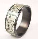 Jesus Saves Stainless Steel Bold Ring SIZE 9 651263023437  