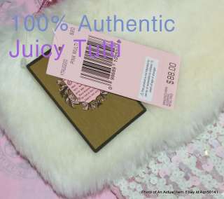 Juicy Couture Pink Sequin Fur Christmas Stocking $88  