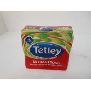 Tetley Extra Strong 80 Tea Bags  Grocery & Gourmet Food