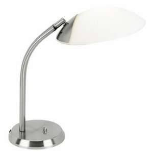 Access Lighting 50400 BS/OPL Tethys Table Lamp, Brushed Steel Finish 