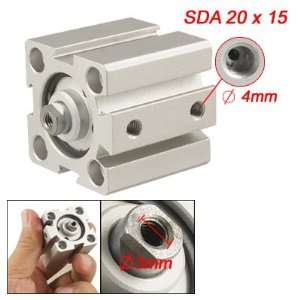   Steel SDA 20mm Bore 15mm Stroke Mini Air Cylinder