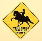 TENNESSEE WALKING HORSE Xing sign aluminum 12x12 16.5x16.5 corner to 