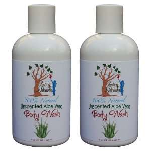   Naturals 100% Natural Unscented Aloe Vera Body Wash 8 Ounce (2 pack