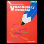 Vocabulary Workshop  Level G (ISBN10 0821571125; ISBN13 