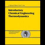 Introductory Chemical Engineering Thermodynamics (ISBN10 0130113867 