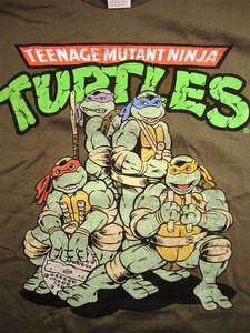 Vintage Style Teenage Mutant Ninja Turtles T Shirt New  