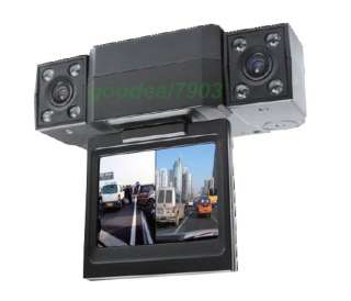 New Transformers Dual Lens Dashboard Rotary Camera Video Recorder Car 