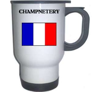  France   CHAMPNETERY White Stainless Steel Mug 