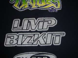 Family Values Tour T Shirt Limp Bizkit Staind Vtg 99 XL  