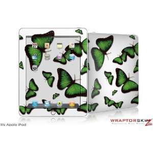  iPad Skin   Butterflies Green   fits Apple iPad by 