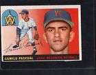 1955 Topps #84 Camilo Pascual RC EX+ C85264