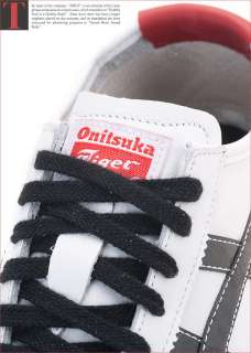   Onitsuka Tiger Mexico 66 White / Black / Etched Red Shoes T54  