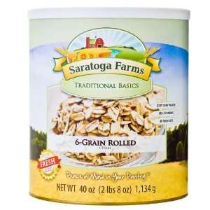 Saratoga Farms 6 Grain Rolled Cereal  Grocery & Gourmet 